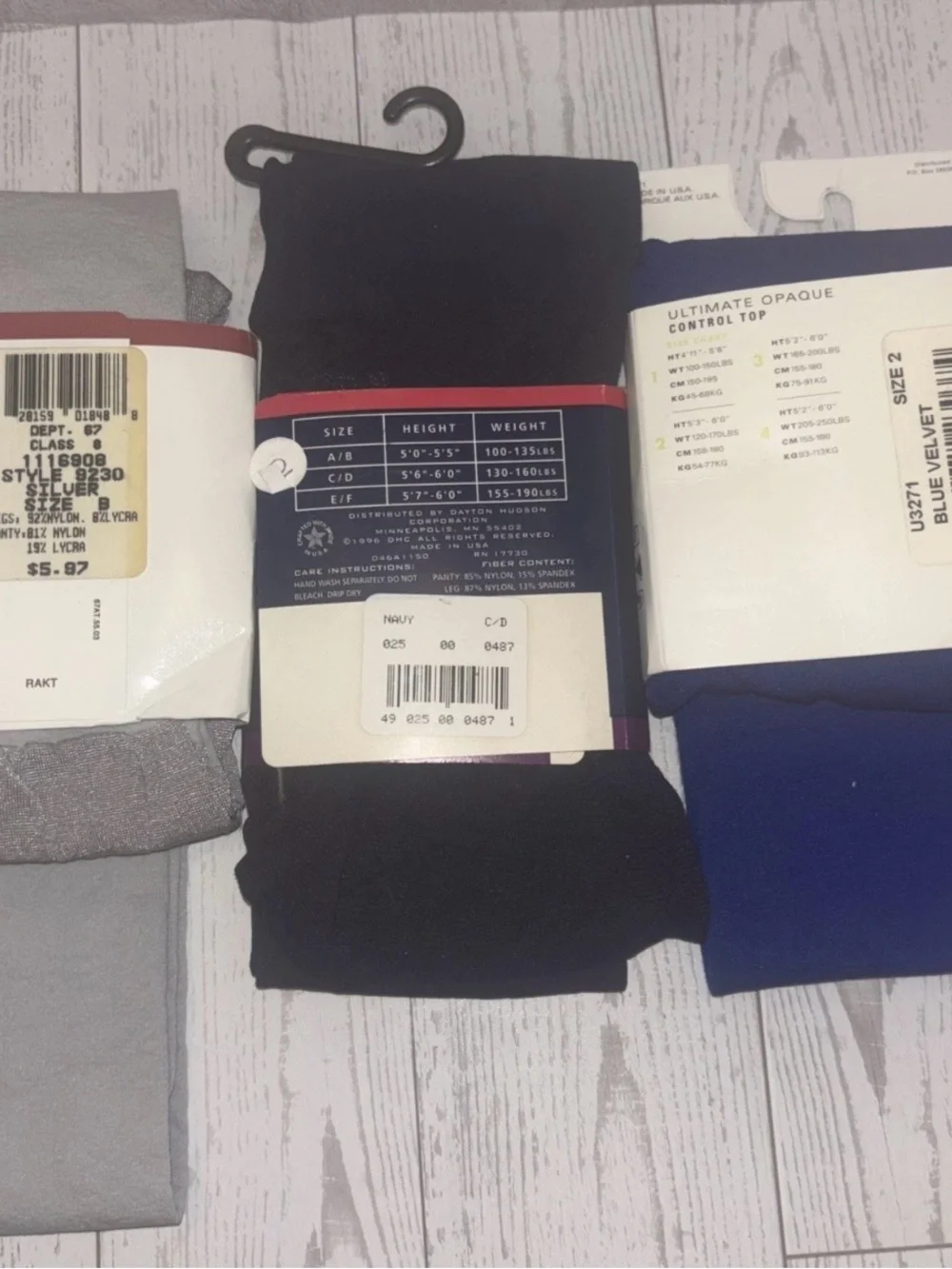 Huge Lot of 10 Women’s TIGHTS Size S & M, some vintage, diff styles & colors NEW
